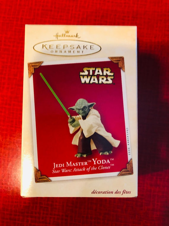 2020 Hallmark JEDI MASTER YODA Star Wars Magic Ornament *NIB* FREE SHIPPING US!!