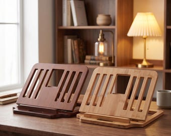 Handgefertigter Laptopständer aus Holz – Ergonomische Laptoperhöhung – MacBook-Ständer aus Holz – Schreibtisch-Organizer – Geschenk fürs Homeoffice – Laptophalter