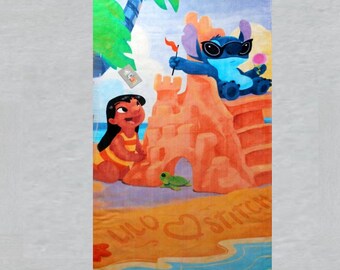 Lilo & Stitch Beach Towel