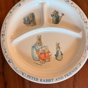 希少！ヴィンテージ！ Peter Rabbit プレート Vintage Peter Rabbit Plate - Etsy Canada