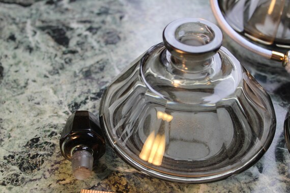 Crystal Art Deco Perfume Bottle Set, Perfume Bott… - image 5