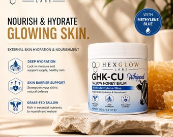 Ghk-cu Tallow Honey Balm with Methylene Blue 120g