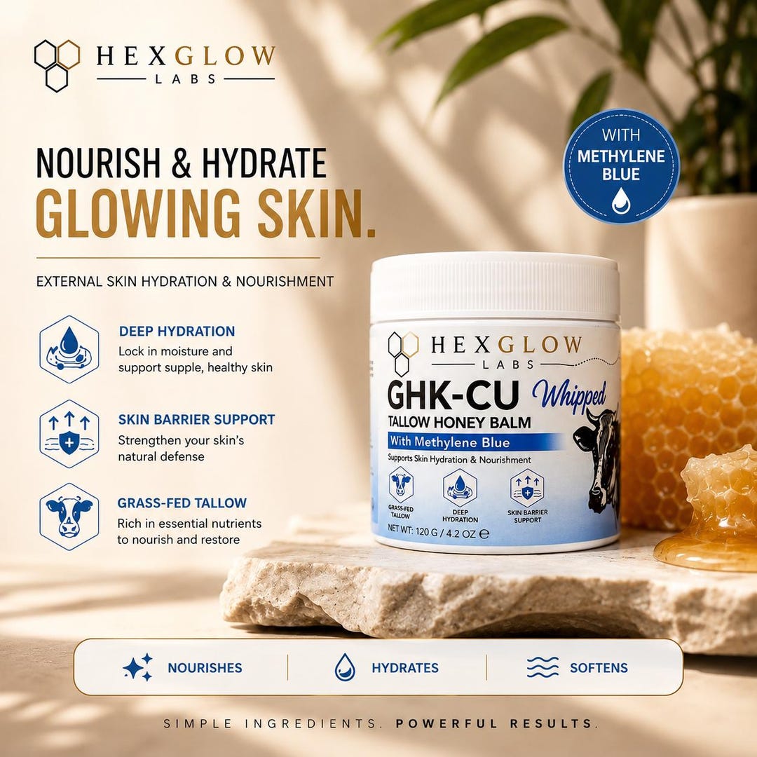 ghk-cu whipped tallow honey balm With Methylene Blue 120g anemia recovery Buy BPC 157 TB mg:10mg/10mg X 5pk