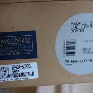 Pendleton Heritage 1998 Wool Blanket 80" x 65", Unopened In Box image 11
