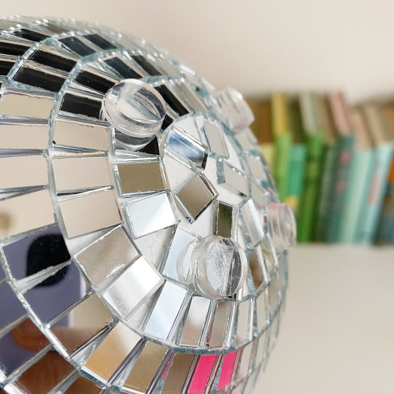 12 Inch Hot Pink Disco Ball Planter/ Disco Ball Flower Vase/ Etsy