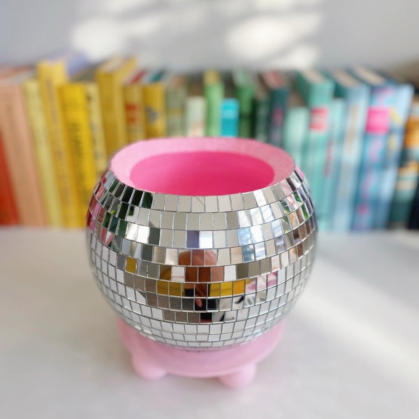 Disco Ball Planter Etsy