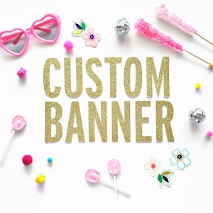 Custom Letter Banner/ Stagette Decor/ Personalized Banner/ Wedding Banner/ Custom Word Banner/ Birthday Banner/ Bridal Shower image 1