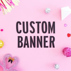 Custom Letter Banner/ Stagette Decor/ Personalized Banner/ Wedding Banner/ Custom Word Banner/ Birthday Banner/ Bridal Shower image 4