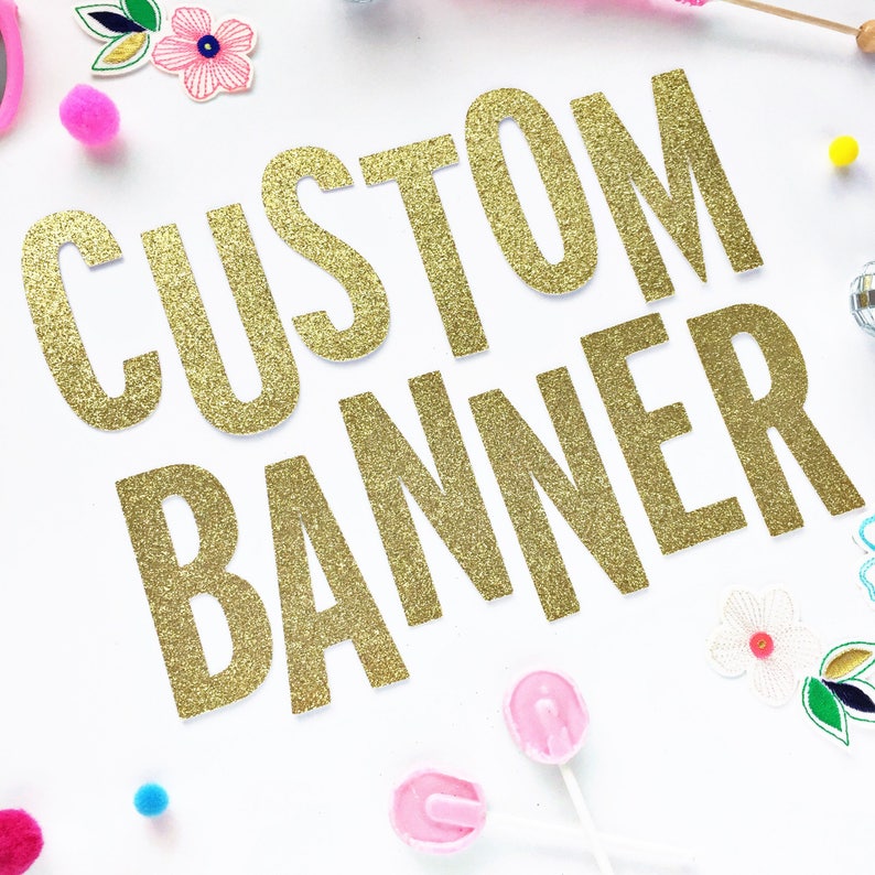 Custom Letter Banner/ Stagette Decor/ Personalized Banner/ Wedding Banner/ Custom Word Banner/ Birthday Banner/ Bridal Shower image 3