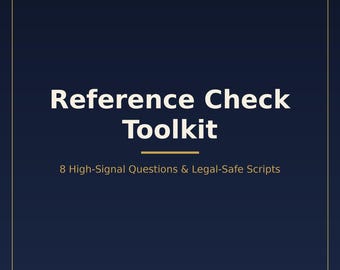 Kit di strumenti per la verifica delle referenze: 8 domande ad alto rischio e script legalmente validi.