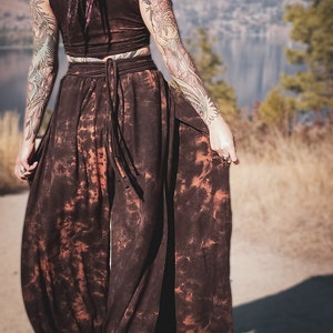 SALIX PANTS | women&#39;s loose pants | harem pants | palazzo pants | wide leg | cotton | bamboo | boho pants | hippie pants | lounge pants