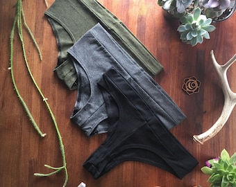 UNDIES 3 PACK - mix and match | womens underwear | bamboo underwear | organic underwear | panties | underwear pack | undergarments