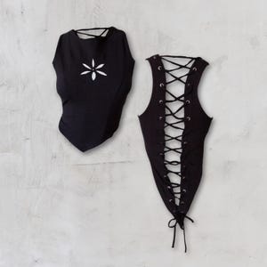 VILBRINUM TOP | burning man clothing | festival clothing | pixie top | crop top | festival top | rave outfit | rave top | yoga top |