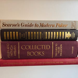Vintage Decorative Book Stack Curated Set of 4 Vintage Books