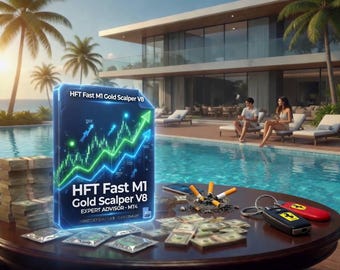 HFT Fast M1 Gold Scalper V8 - XauUsd Scalping - Gold EA - Expert Advisor - Mt4 Bot