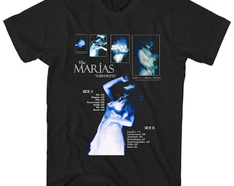 The Marias T-shirt The Marias Tour Shirt Retro Music Shirt Gift for Fans, Mariah the Scientist Tee Graphic Boxy T-Shirt, streetwear, y2k