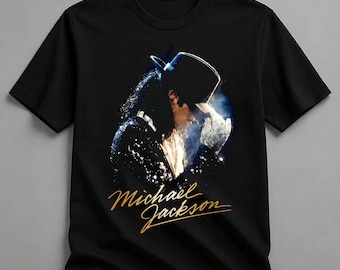 Michael Jackson Inspired Graphic Tee, King of Pop Music Legend Silhouette Youth Shirt, Retro MJ King Of Pop Unisex T-Shirt, Unisex Shirt Y2k