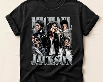 Michael Jackson Shirt Vintage 90s Tshirt, Michael Jackson Vintage 90s Styles Shirt, Michael Jackson King of Pop Movie T-Shirt Y2k