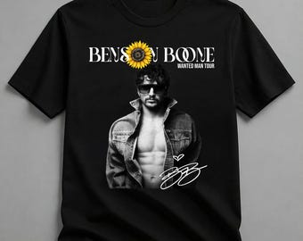 Benson Boone Wanted Man Tour Shirt, Vintage Tee, BB 2026 Concert, Retro Music Concert Shirt, Wanted Man Inspired Graphic Tee, Vintage Tour