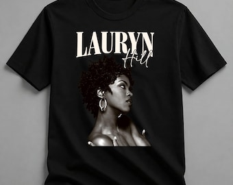 Lauryn 90s Graphic, Music Lauryn T-shirt, Singer music, Lauryn concert Shirt, Limited Lauryn Hill Unisex Softstyle T-Shirt