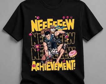 Dungeon Crawler Carl Donut and Carl Tee, New Achievement T-Shirt, Donut and Carl Tee, Dungeon Crawler Carl Unise T-shirt