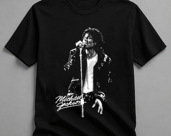 Michael Jackson Tee, Michael Jackson Bad World Tour 1987 T-Shirt, Michael Jackson Shirt, Michael Jackson King of Pop Movie T-Shirt Y2k