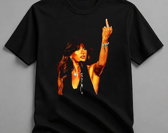 Retro Ella Langley Middle Finger Tee Retro Style Cotton Shirt, Trendy Music Inspired, Limited Ella Langley 90s Bootleg Vintage T-Shirt