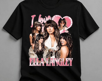 Retro 90s Ella Langley Tour 2026 Shirt, Retro Ella Langley Unisex Tee, Concert Fan Outfit, Trendy Music Inspired Apparel