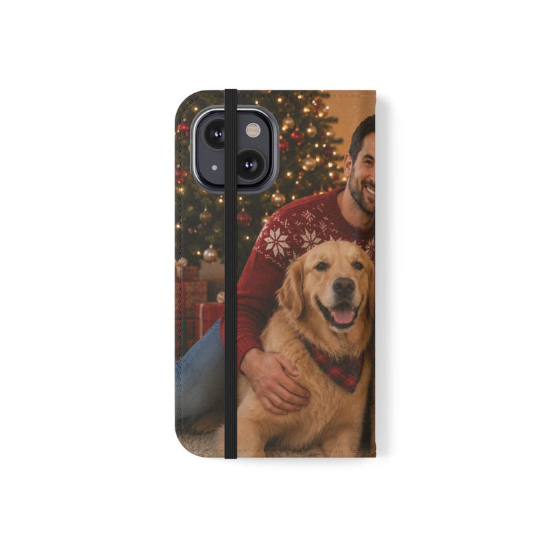Custom Pet Photo Wallet Case, Personalized Dog Cat Family Folio, iPhone Card Holder image 10