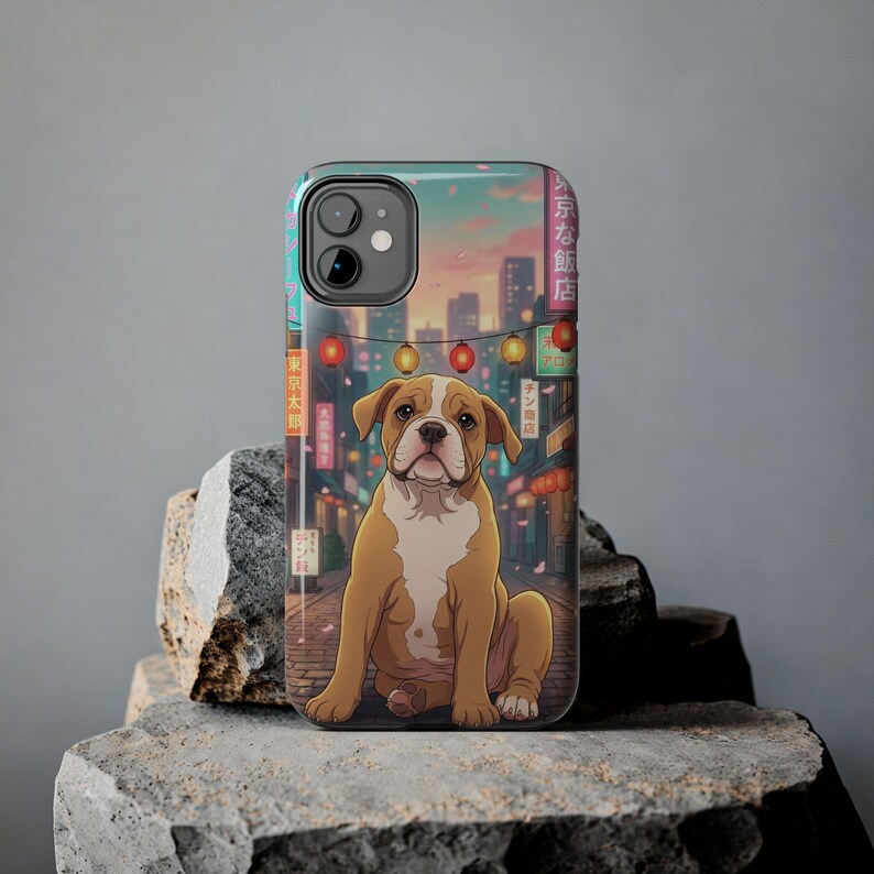 Funda personalizada para teléfono con diseño de mascota de anime, retrato personalizado de perro o gato, protección para iPhone y Samsung. imagen 5