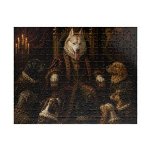 Custom Pet Renaissance Portrait Puzzle, Personalized Royal Dog Cat Jigsaw, Regal Pet Lover Gift image 5