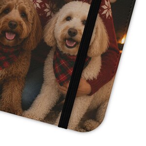 Custom Pet Photo Wallet Case, Personalized Dog Cat Family Folio, iPhone Card Holder image 11