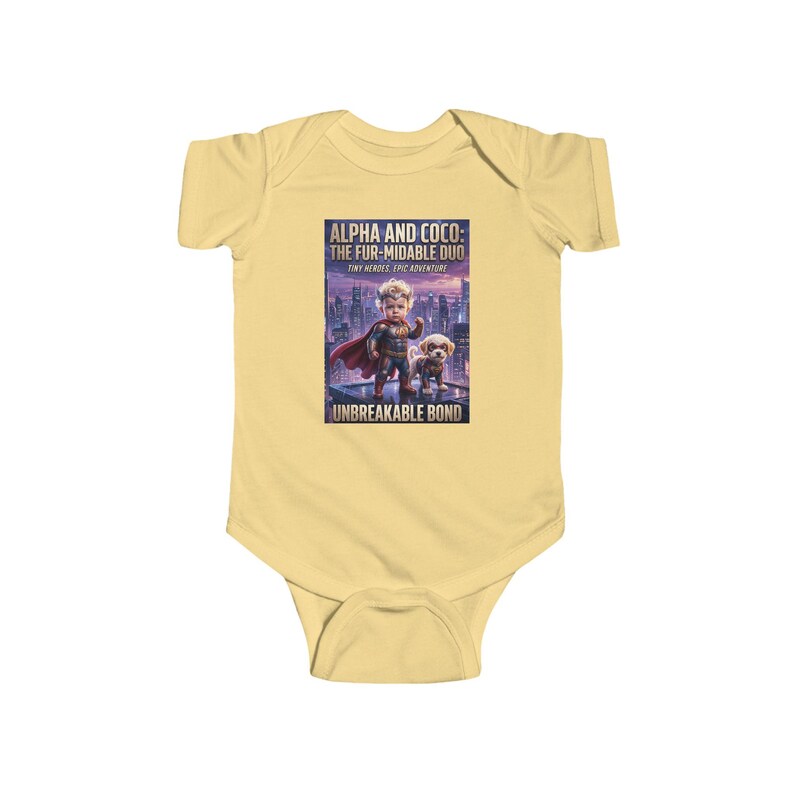 Custom Baby Bodysuit | Personalized Name Cotton Infant One Piece (Baby Shower Gift) image 5