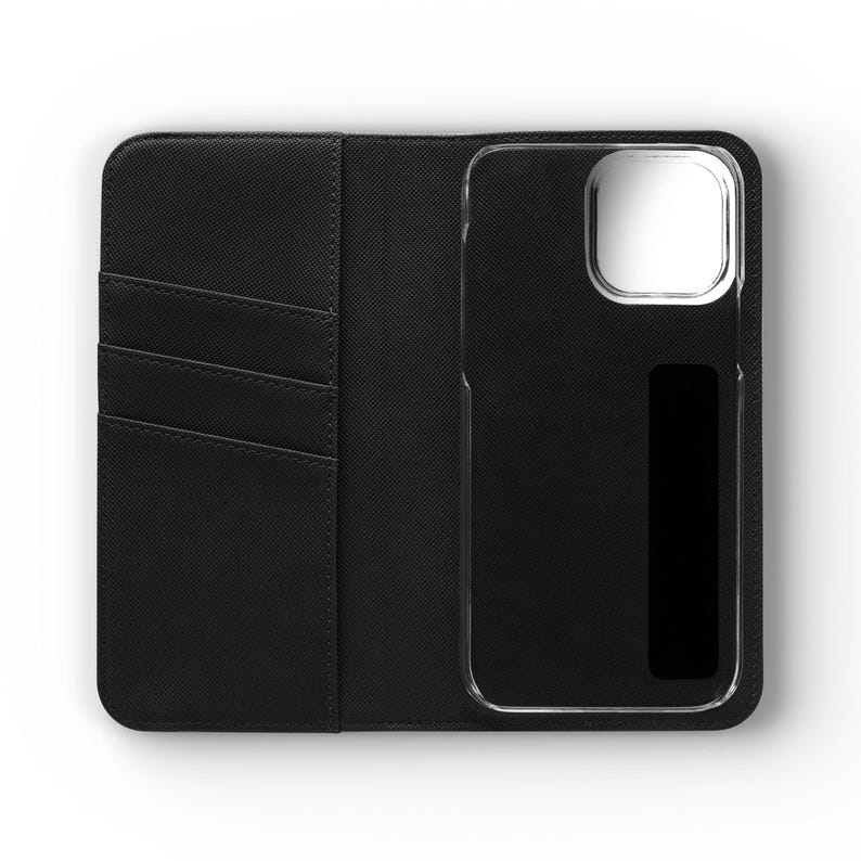 Custom Pet Photo Wallet Case, Personalized Dog Cat Family Folio, iPhone Card Holder image 14