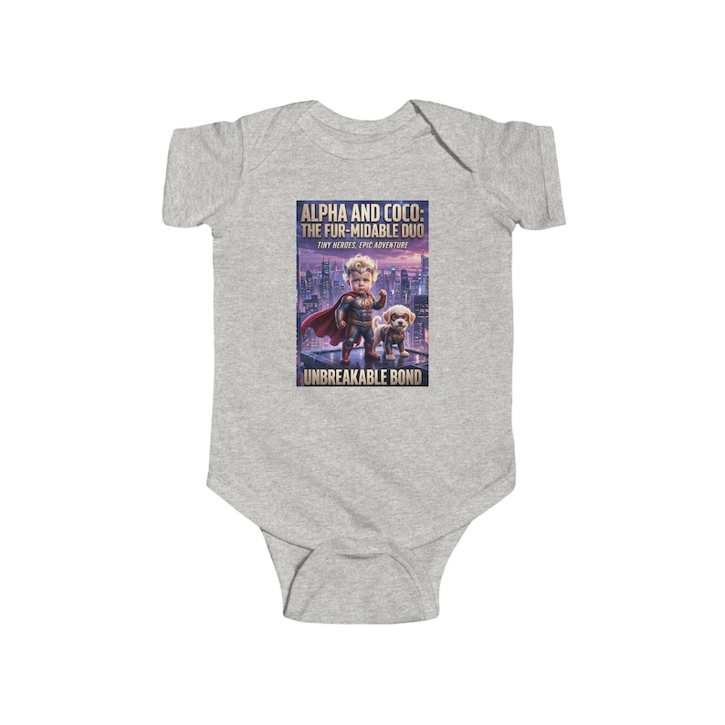 Custom Baby Bodysuit | Personalized Name Cotton Infant One Piece (Baby Shower Gift) image 1