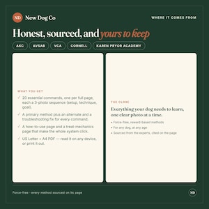 20 viktiga kommandon för hundträning, steg-för-steg-bilder (PDF-nedladdning) bild 7