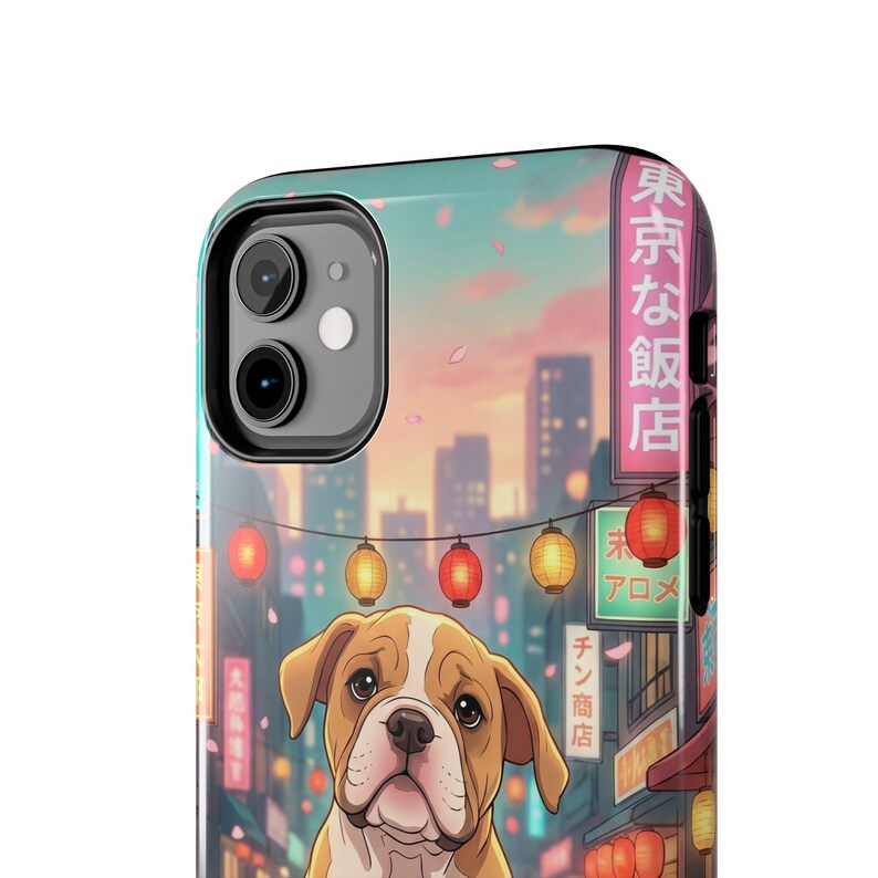 Funda personalizada para teléfono con diseño de mascota de anime, retrato personalizado de perro o gato, protección para iPhone y Samsung. imagen 4