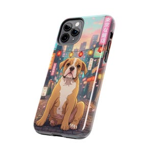Funda personalizada para teléfono con diseño de mascota de anime, retrato personalizado de perro o gato, protección para iPhone y Samsung. imagen 9