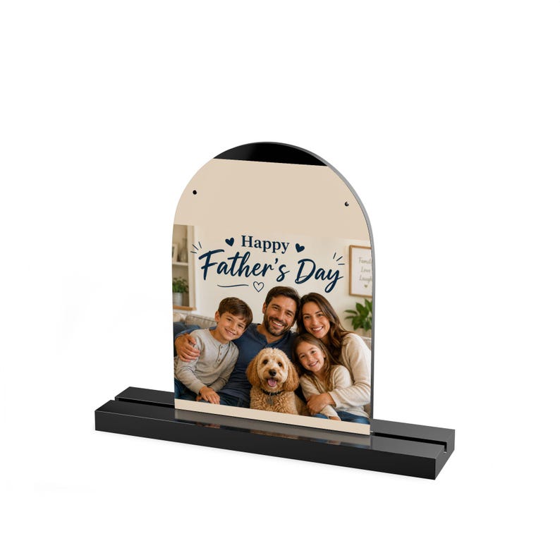 Personalized Acrylic Photo Plaque | Custom Photo Keepsake with Text image 5