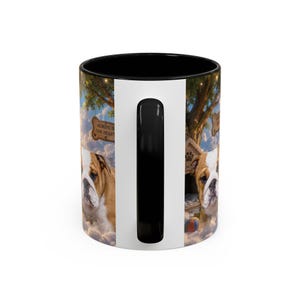 Bulldog Pet Heaven Memorial Mug, Colorful Ceramic Coffee Cup (11oz or 15oz) image 4