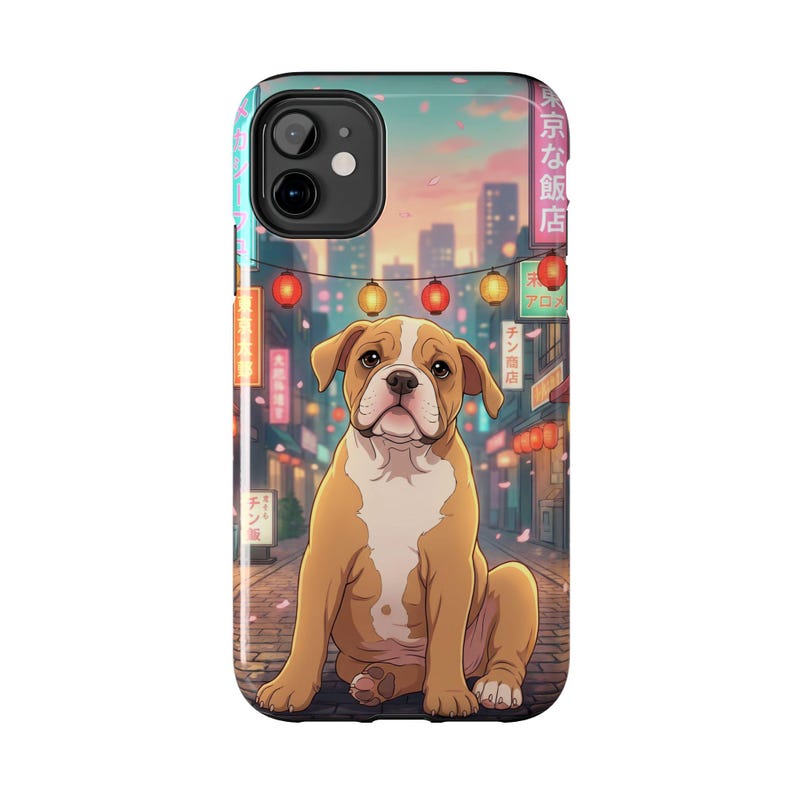 Funda personalizada para teléfono con diseño de mascota de anime, retrato personalizado de perro o gato, protección para iPhone y Samsung. imagen 2