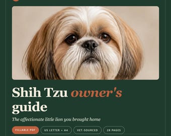 シーズー犬オーナーズガイド｜獣医師監修の犬種情報ブック、記入式プランナー（PDFダウンロード）