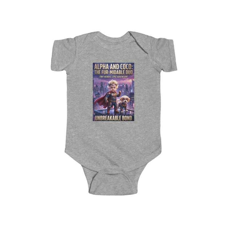 Custom Baby Bodysuit | Personalized Name Cotton Infant One Piece (Baby Shower Gift) image 3