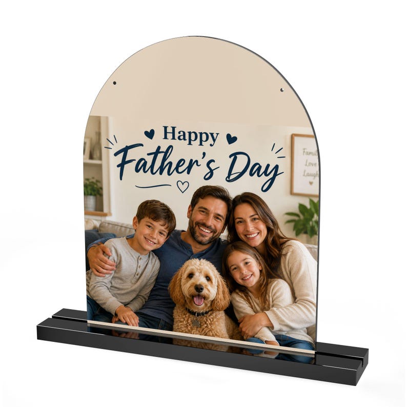 Personalized Acrylic Photo Plaque | Custom Photo Keepsake with Text image 6