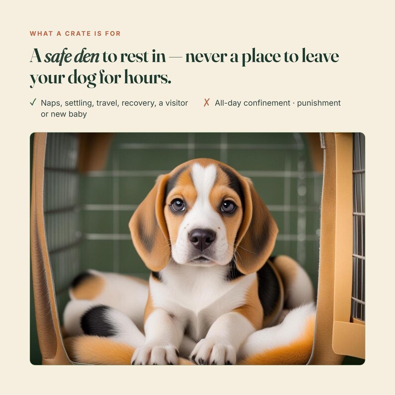 Puppy Crate Training Plan & Log, Vet-Sourced Schedule Tracker (Fillable PDF) image 2