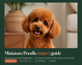 Miniature Poodle Owner's Guide | Vet-Sourced Handbook (PDF)