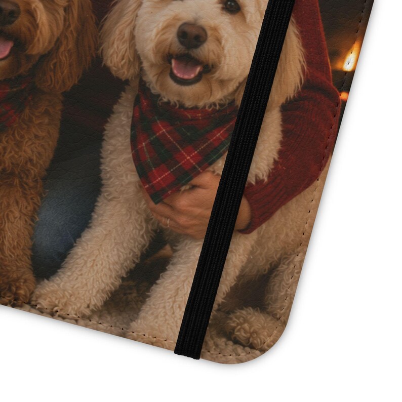 Custom Pet Photo Wallet Case, Personalized Dog Cat Family Folio, iPhone Card Holder image 17