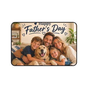 Custom Photo Mouse Pad | Personalized Desk Mat, Neoprene Office Accessory image 2