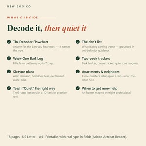 Dog Barking Decoder Guide | Bark Type Training Plan (PDF Download) image 7
