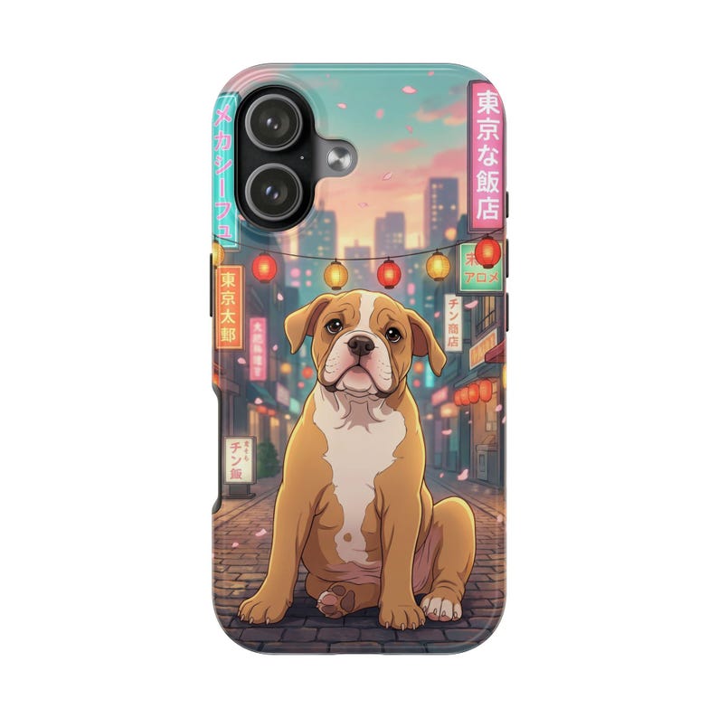 Funda personalizada para teléfono con diseño de mascota de anime, retrato personalizado de perro o gato, protección para iPhone y Samsung. imagen 1